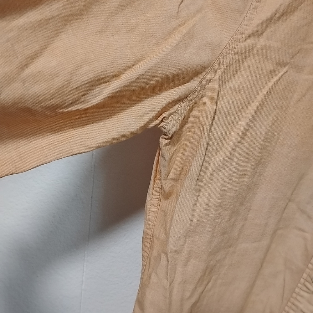 Hollister Orange Small Button Down Shirt Casual Business Vintage Y2k - Picture 5 of 12